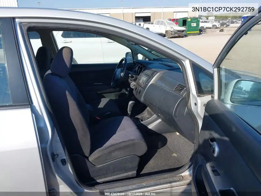 3N1BC1CP7CK292759 2012 Nissan Versa 1.8 Sl