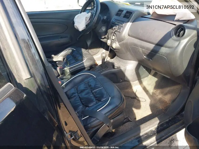 3N1CN7AP5CL810592 2012 Nissan Versa 1.6 S