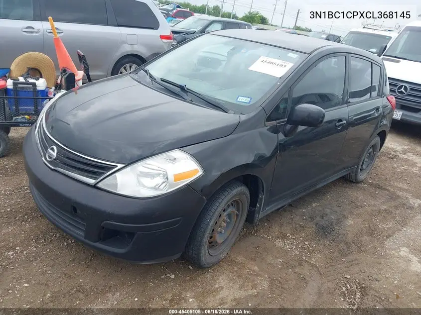 2012 Nissan Versa 1.8 S VIN: 3N1BC1CPXCL368145 Lot: 45405105