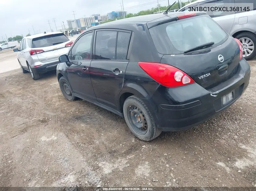 2012 Nissan Versa 1.8 S VIN: 3N1BC1CPXCL368145 Lot: 45405105