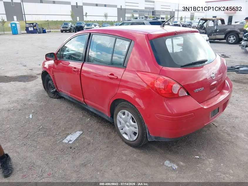 2012 Nissan Versa 1.8 S VIN: 3N1BC1CP1CK245632 Lot: 45629843