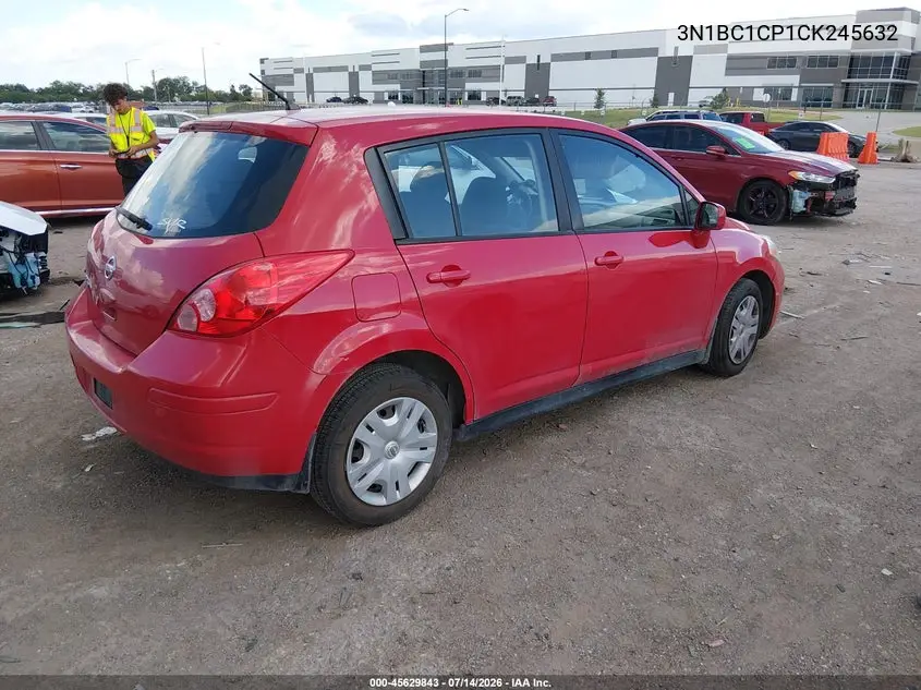 2012 Nissan Versa 1.8 S VIN: 3N1BC1CP1CK245632 Lot: 45629843
