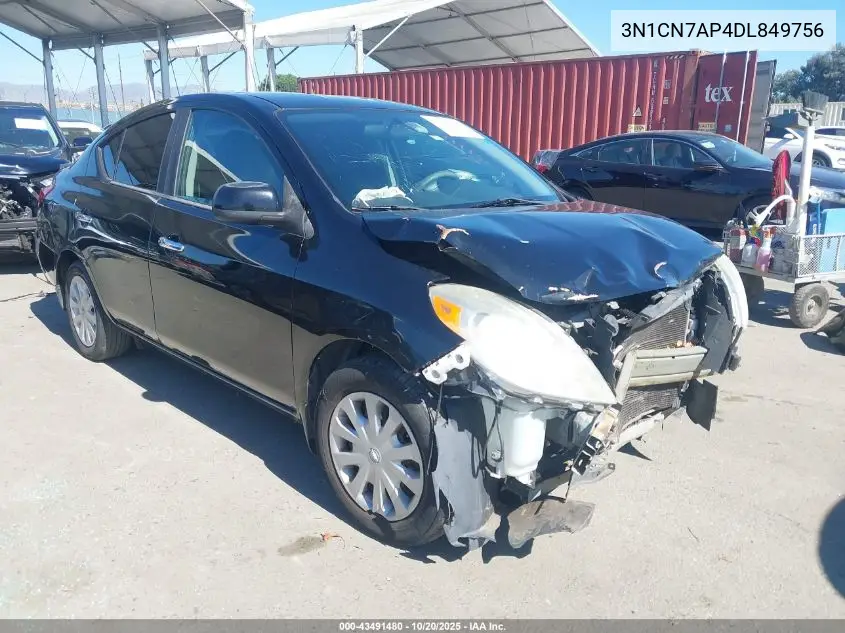 3N1CN7AP4DL849756 2013 Nissan Versa 1.6 Sv