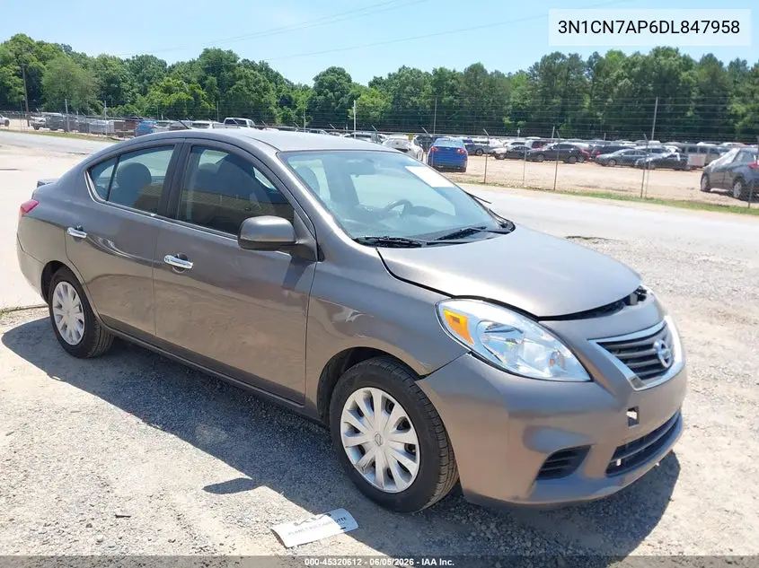 3N1CN7AP6DL847958 2013 Nissan Versa 1.6 Sv