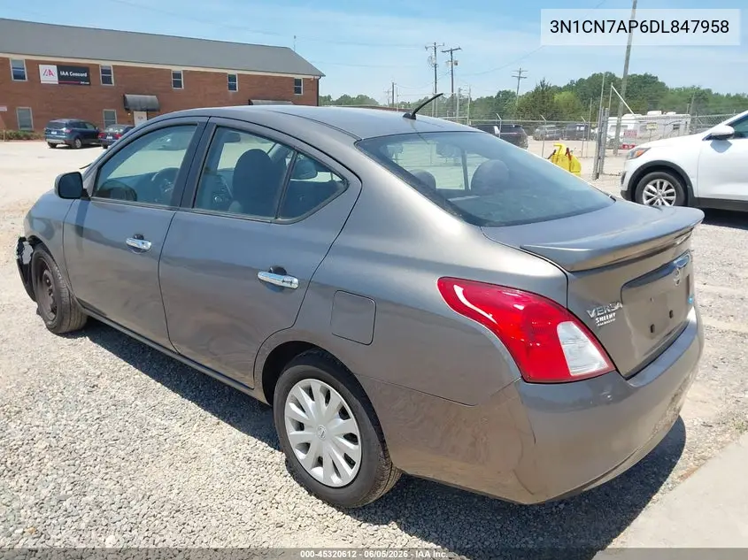 3N1CN7AP6DL847958 2013 Nissan Versa 1.6 Sv