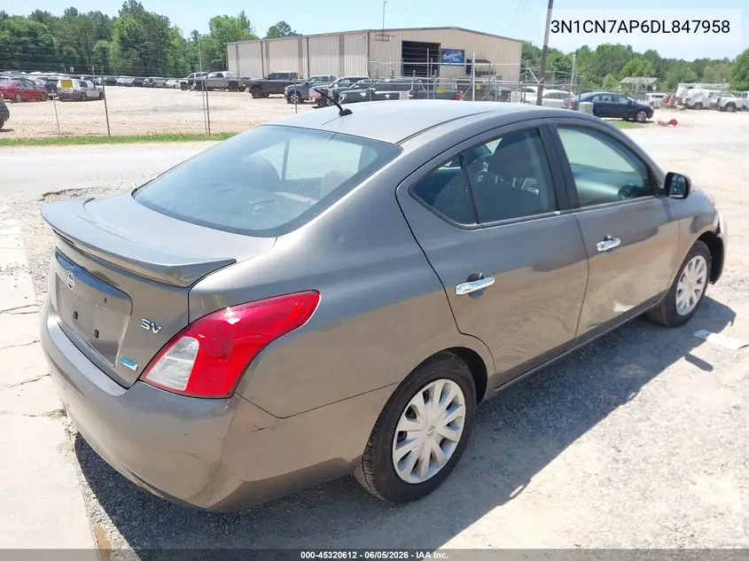 3N1CN7AP6DL847958 2013 Nissan Versa 1.6 Sv
