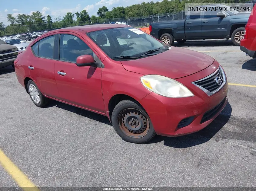 2013 Nissan Versa 1.6 Sv VIN: 3N1CN7AP9DL875494 Lot: 45486829