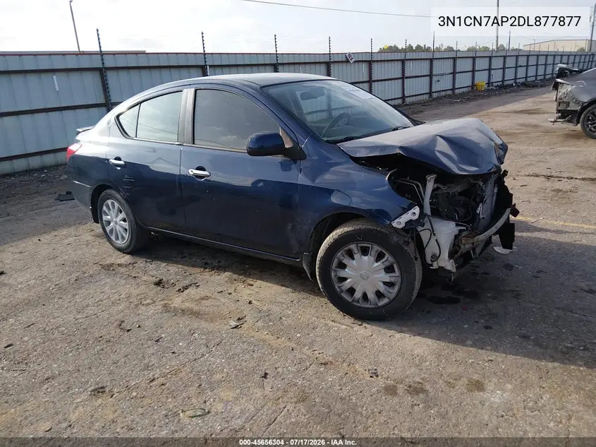 2013 Nissan Versa 1.6 Sv VIN: 3N1CN7AP2DL877877 Lot: 45656304