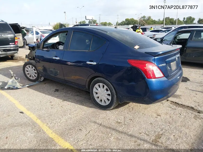 2013 Nissan Versa 1.6 Sv VIN: 3N1CN7AP2DL877877 Lot: 45656304