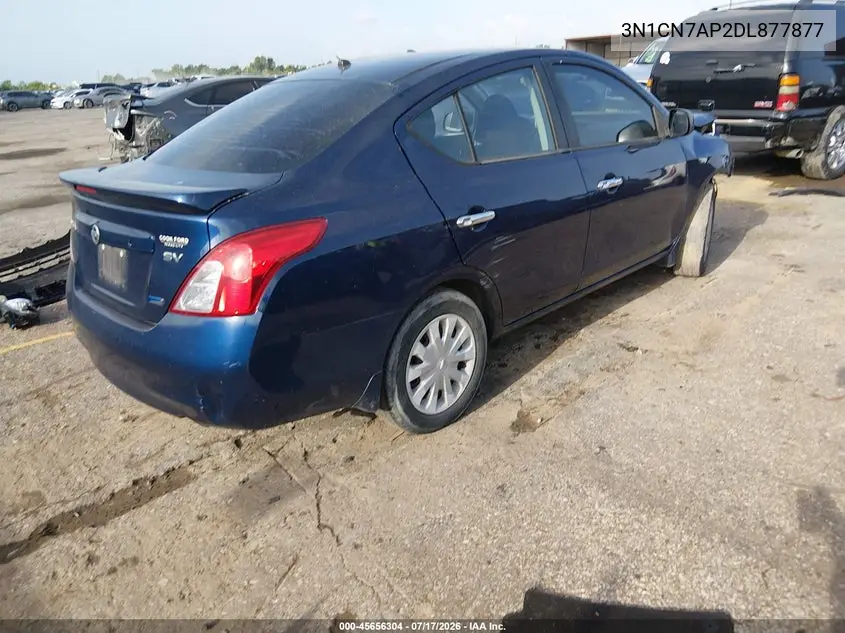 2013 Nissan Versa 1.6 Sv VIN: 3N1CN7AP2DL877877 Lot: 45656304