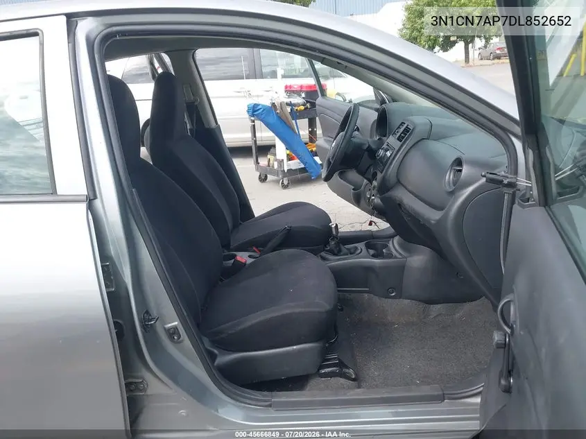 2013 Nissan Versa 1.6 S VIN: 3N1CN7AP7DL852652 Lot: 45666849
