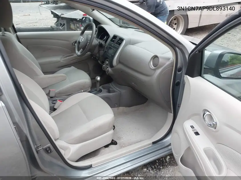 2013 Nissan Versa 1.6 Sl VIN: 3N1CN7AP9DL893140 Lot: 45667853