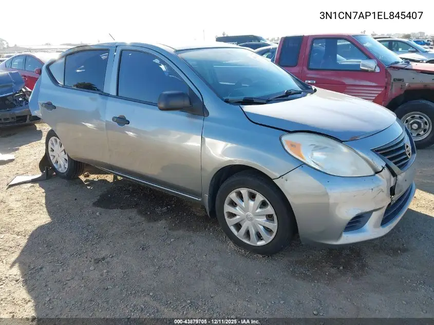 3N1CN7AP1EL845407 2014 Nissan Versa 1.6 S