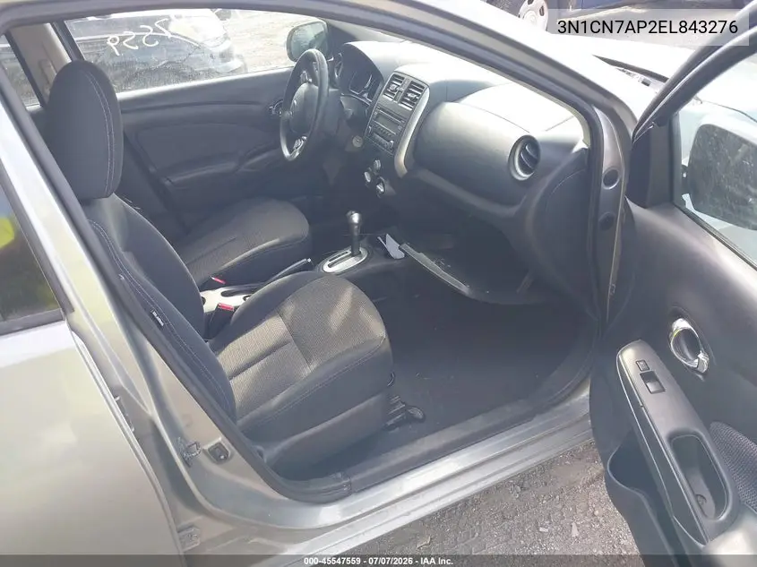 2014 Nissan Versa 1.6 Sv VIN: 3N1CN7AP2EL843276 Lot: 45547559