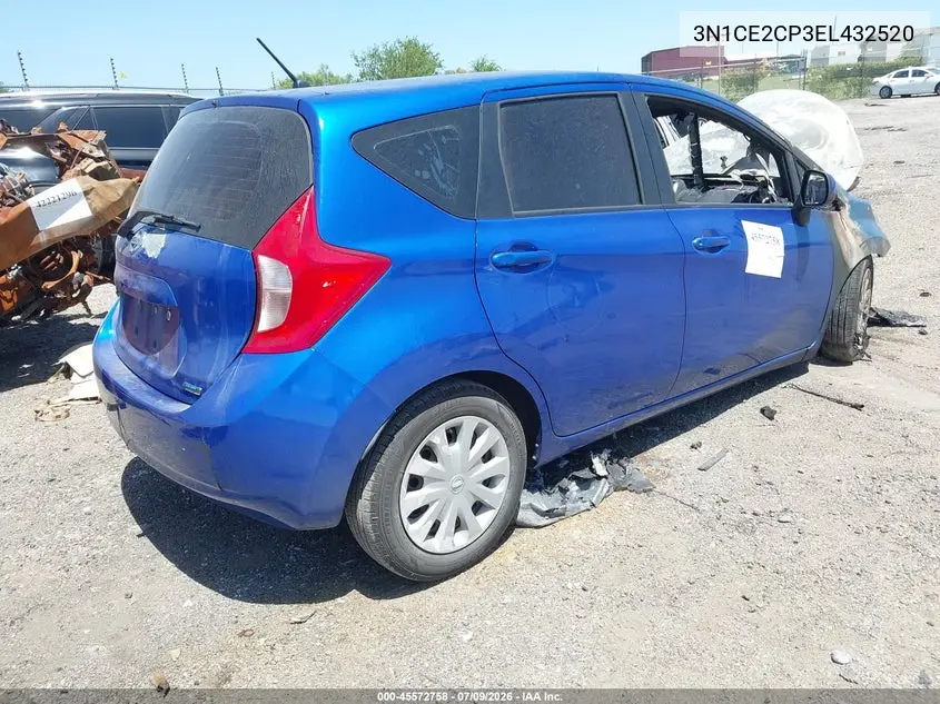2014 Nissan Versa Note S Plus VIN: 3N1CE2CP3EL432520 Lot: 45572758
