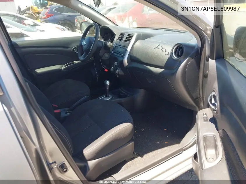 2014 Nissan Versa 1.6 Sv VIN: 3N1CN7AP8EL809987 Lot: 45574436