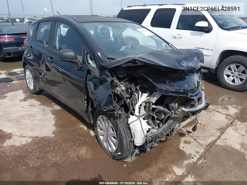 2014 Nissan Versa Note Sv VIN: 3N1CE2CP6EL428591 Lot: 45649468