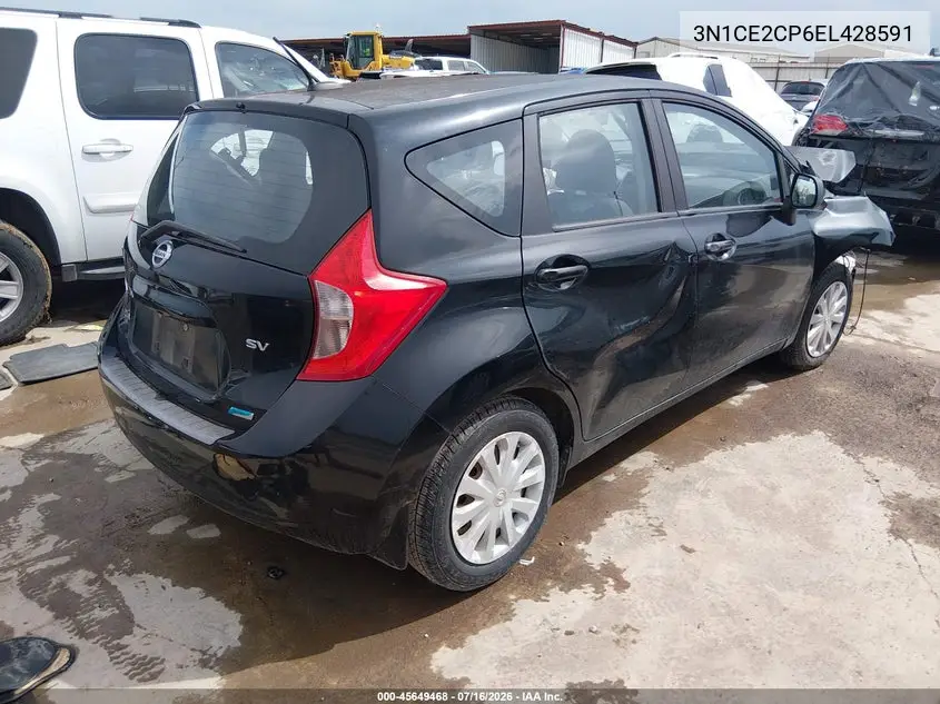 2014 Nissan Versa Note Sv VIN: 3N1CE2CP6EL428591 Lot: 45649468