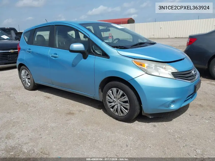 2014 Nissan Versa Note Sv VIN: 3N1CE2CPXEL363924 Lot: 45655104