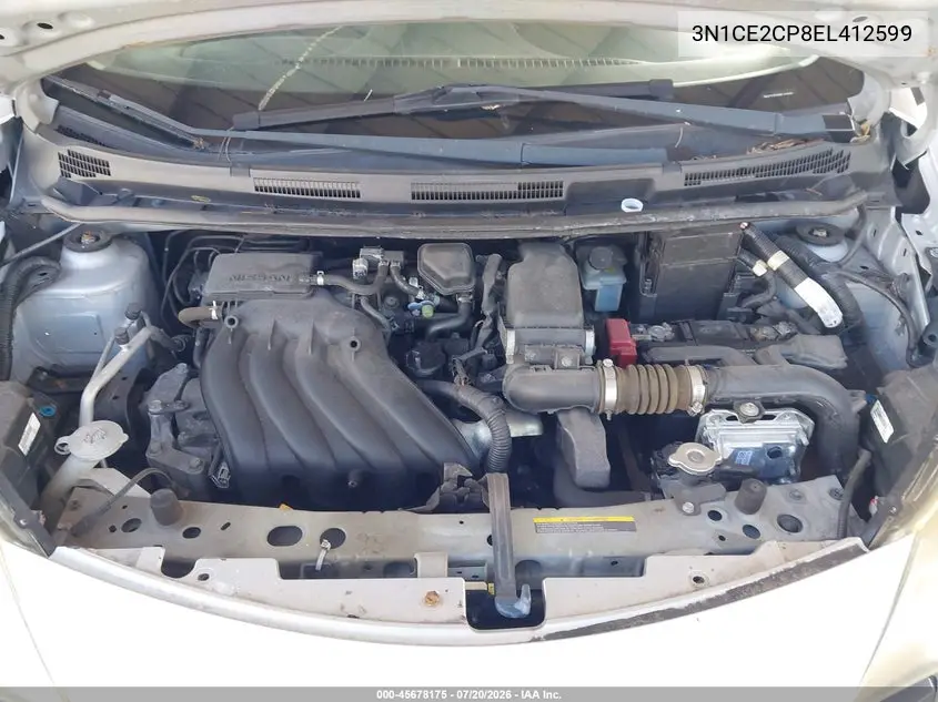 2014 Nissan Versa Note Sv VIN: 3N1CE2CP8EL412599 Lot: 45678175
