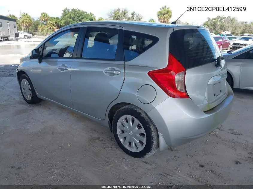 2014 Nissan Versa Note Sv VIN: 3N1CE2CP8EL412599 Lot: 45678175