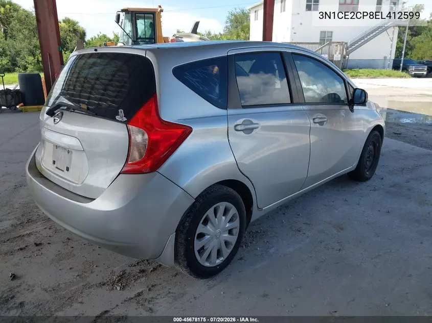 2014 Nissan Versa Note Sv VIN: 3N1CE2CP8EL412599 Lot: 45678175