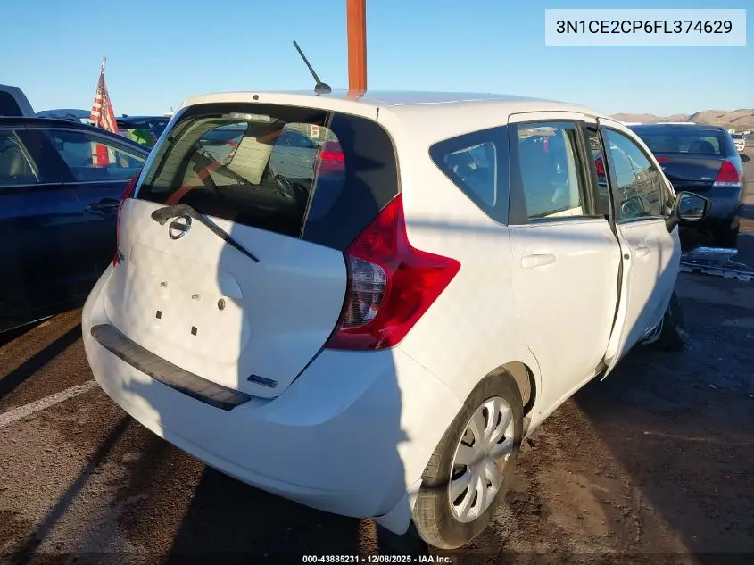 3N1CE2CP6FL374629 2015 Nissan Versa Note S Plus