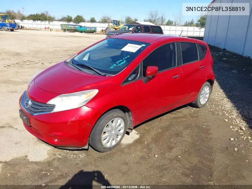 3N1CE2CP8FL358819 2015 Nissan Versa Note Sv