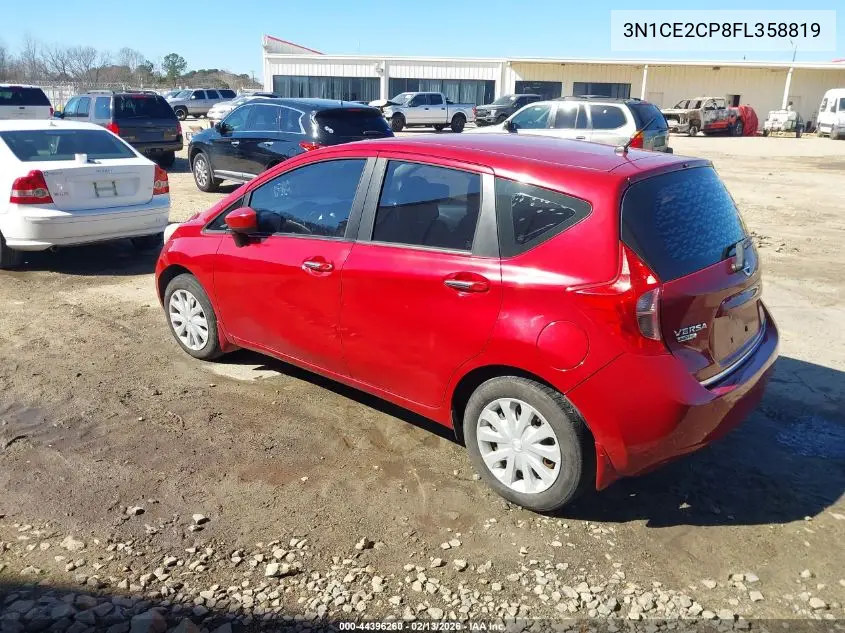 3N1CE2CP8FL358819 2015 Nissan Versa Note Sv