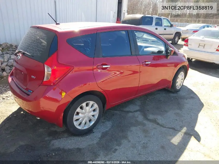3N1CE2CP8FL358819 2015 Nissan Versa Note Sv