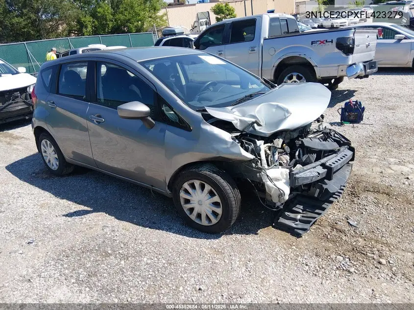 2015 Nissan Versa Note S (Sr)/S Plus/Sl/Sr/Sv VIN: 3N1CE2CPXFL423279 Lot: 45352684