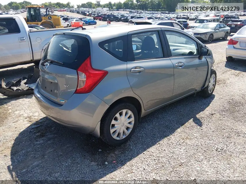 2015 Nissan Versa Note S (Sr)/S Plus/Sl/Sr/Sv VIN: 3N1CE2CPXFL423279 Lot: 45352684
