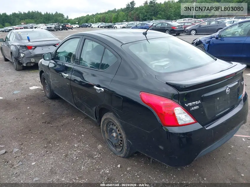 2015 Nissan Versa 1.6 Sv VIN: 3N1CN7AP3FL803080 Lot: 45451346