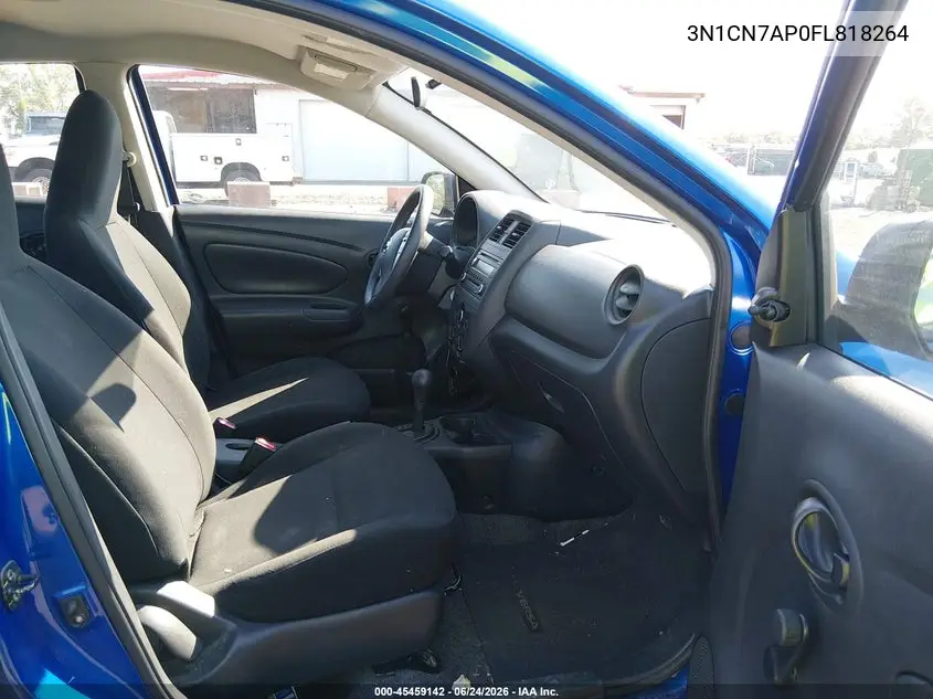 2015 Nissan Versa 1.6 S+ VIN: 3N1CN7AP0FL818264 Lot: 45459142