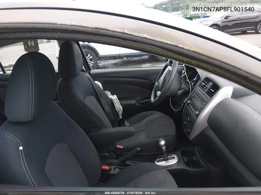 2015 Nissan Versa 1.6 Sv VIN: 3N1CN7AP8FL901540 Lot: 45559739