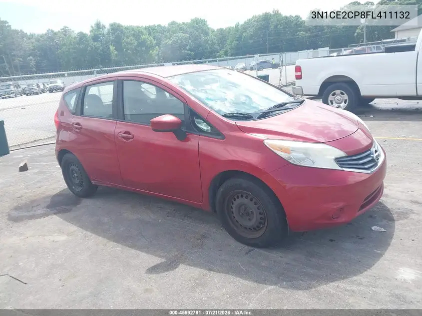 2015 Nissan Versa Note S (Sr)/S Plus/Sl/Sr/Sv VIN: 3N1CE2CP8FL411132 Lot: 45692781