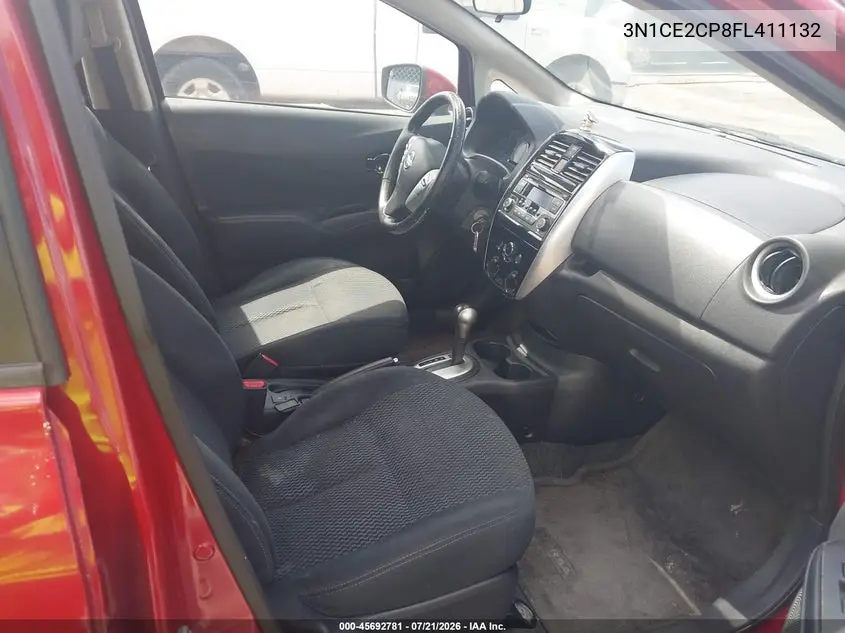 2015 Nissan Versa Note S (Sr)/S Plus/Sl/Sr/Sv VIN: 3N1CE2CP8FL411132 Lot: 45692781