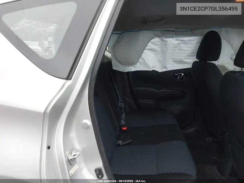 2016 Nissan Versa Note S (Sr)/S Plus/Sl/Sr/Sv VIN: 3N1CE2CP7GL356495 Lot: 45393284