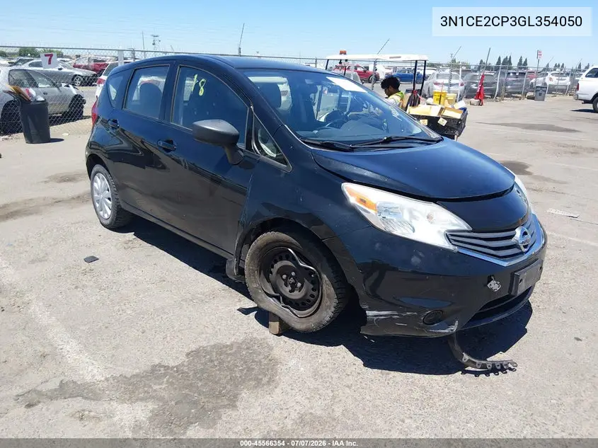 2016 Nissan Versa Note S (Sr)/S Plus/Sl/Sr/Sv VIN: 3N1CE2CP3GL354050 Lot: 45566354