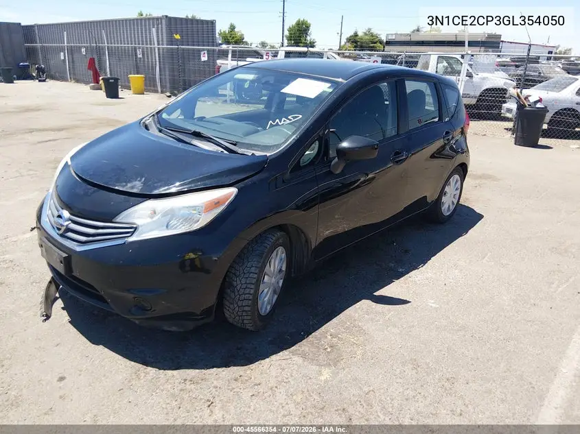 2016 Nissan Versa Note S (Sr)/S Plus/Sl/Sr/Sv VIN: 3N1CE2CP3GL354050 Lot: 45566354