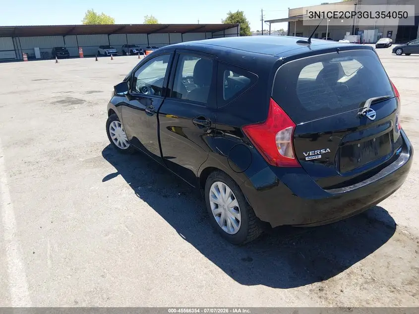 2016 Nissan Versa Note S (Sr)/S Plus/Sl/Sr/Sv VIN: 3N1CE2CP3GL354050 Lot: 45566354