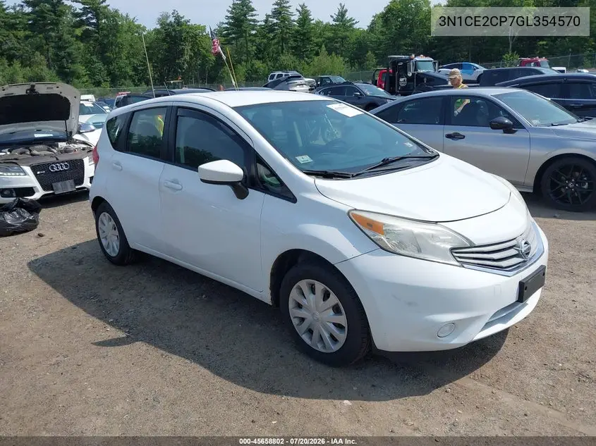 2016 Nissan Versa Note S (Sr)/S Plus/Sl/Sr/Sv VIN: 3N1CE2CP7GL354570 Lot: 45658802