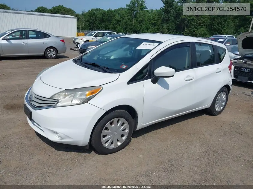 2016 Nissan Versa Note S (Sr)/S Plus/Sl/Sr/Sv VIN: 3N1CE2CP7GL354570 Lot: 45658802