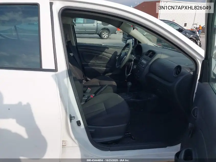 3N1CN7APXHL826049 2017 Nissan Versa 1.6 S+