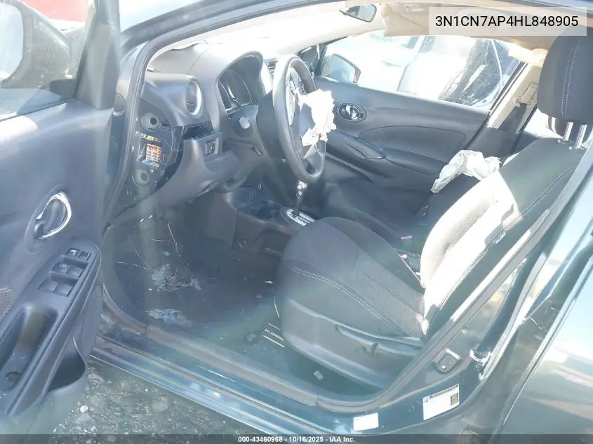 3N1CN7AP4HL848905 2017 Nissan Versa 1.6 Sv