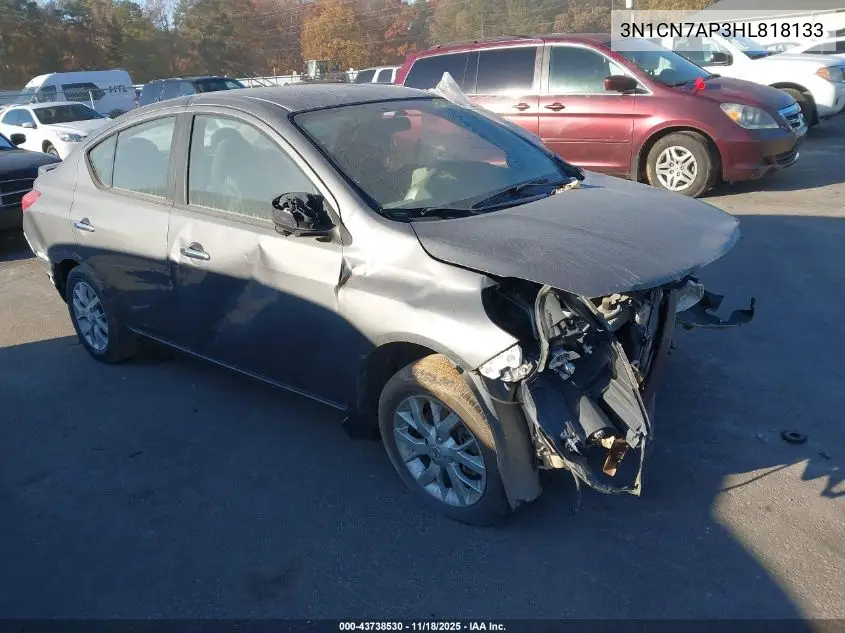 3N1CN7AP3HL818133 2017 Nissan Versa 1.6 Sv