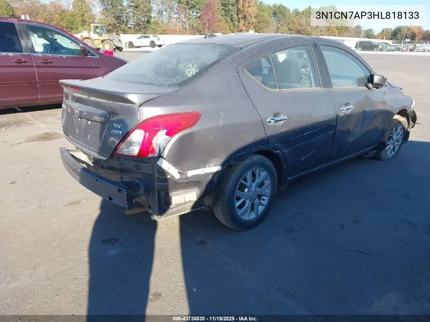 3N1CN7AP3HL818133 2017 Nissan Versa 1.6 Sv