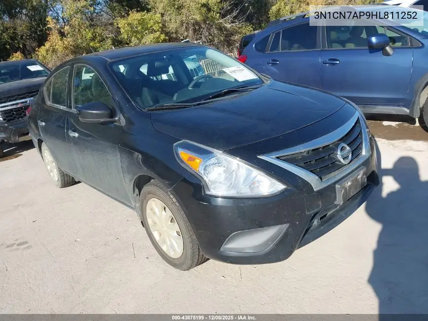 3N1CN7AP9HL811252 2017 Nissan Versa 1.6 Sv