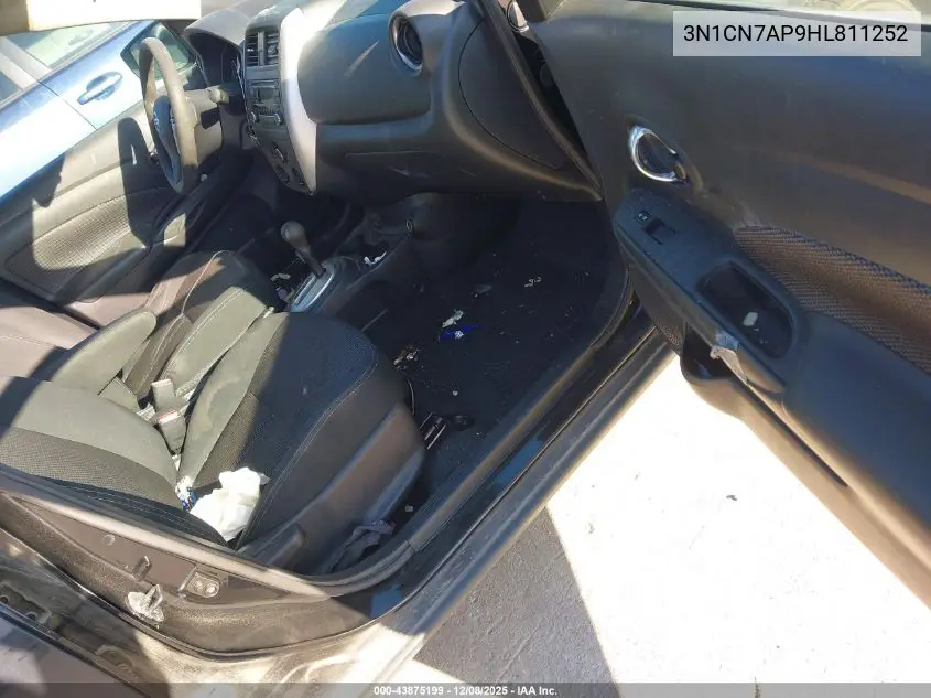 3N1CN7AP9HL811252 2017 Nissan Versa 1.6 Sv