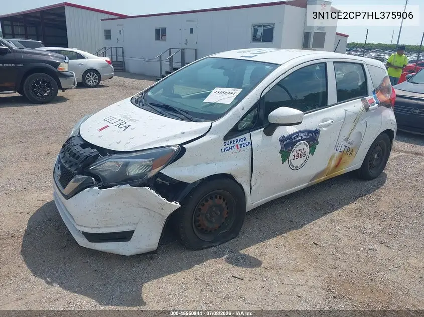 2017 Nissan Versa Note Sv VIN: 3N1CE2CP7HL375906 Lot: 45550944
